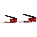 Star Dog Lead (Red)