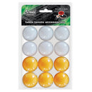 1 Star Table Tennis Balls White/Orange (Pack of 12)