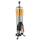 Fireup Fire Tool Set Timber Handle med Stand