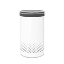 Brabantia Laundry Bin (White/Grey Lid)