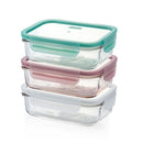Glasslock Rectangular Container Set (3PCS)