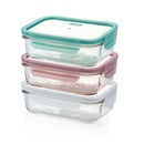 Glasslock Rectangular Container Set (3PCS)