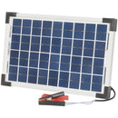 12V monokristallines Solarpanel mit Klemmen/Kabel