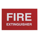 Adhesive Fire Extinguisher Sticker Sign (100 x 60 mm)