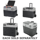 Portable Fridge DC/AC with Handle and Wheels