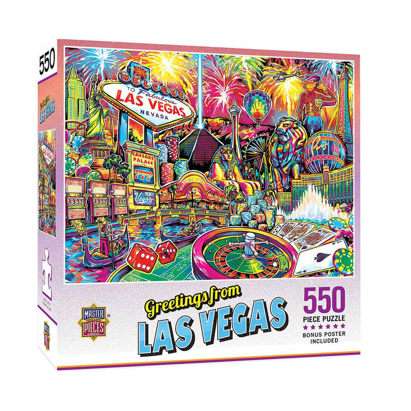 Masterpieces puslespil (550 stykker)