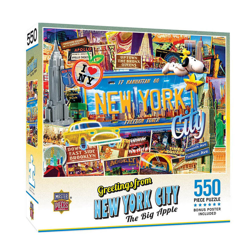 Masterpieces puslespil (550 stykker)