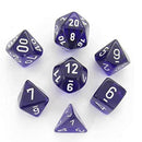 D7 Die Set Dice Translucent Poly (7 Würfel)