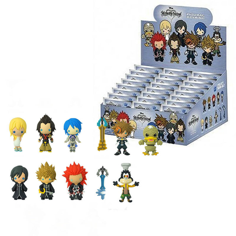 Schlüsselanhänger 3D Blind Bag Kingdom Hearts (24 Pk)
