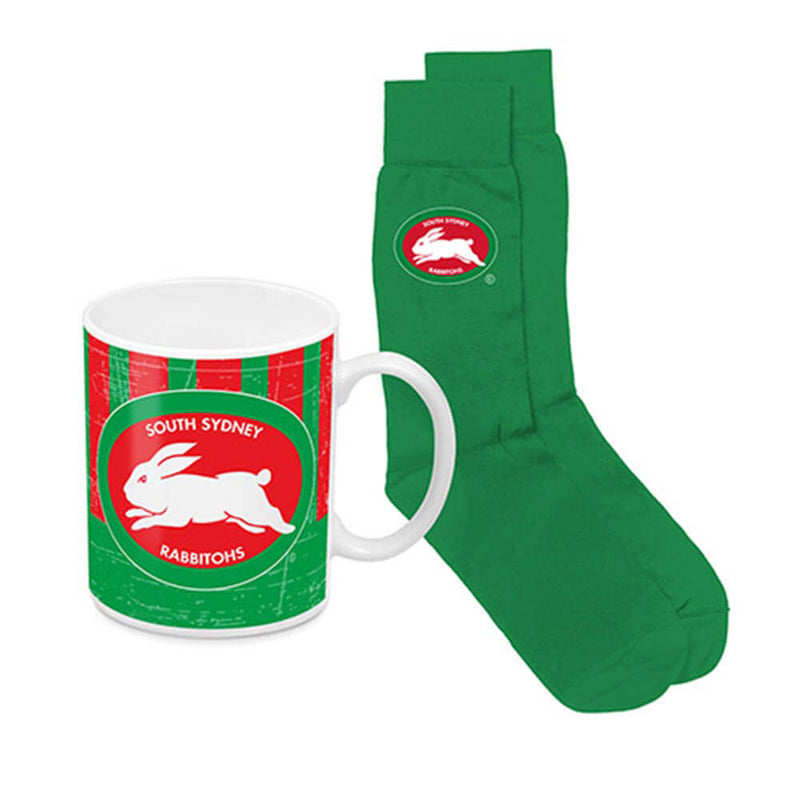NRL Coffee Mug Heritage & Sock Pack