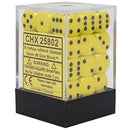 D6 terninger uigennemsigtige 12 mm (36 terninger)