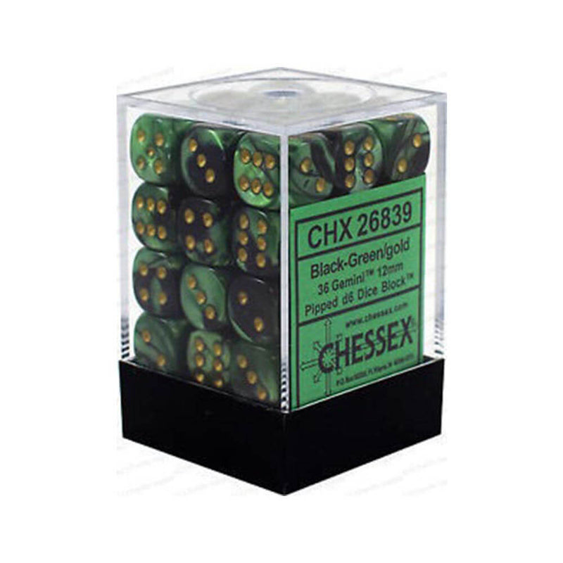 W6 Würfel Zwillinge 12mm (36 Würfel)