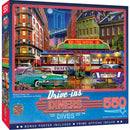 Drive-ins Diners & Dives 550pc puslespil