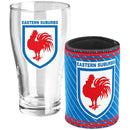 NRL Heritage Pint Glass &amp; Can Cooler Pack