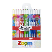 Texta Zoom Twist Buntstifte, sortiert (12er-Pack)