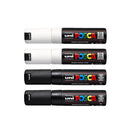 UNI POSCA 8mm Tip Marker Assortered (4PK)