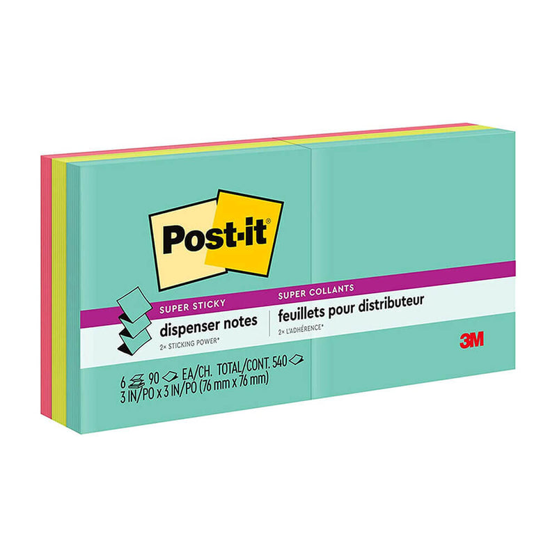 Post-it Super Sticky Pop-up-Notizzettel 76 x 76 mm (6 Stück)