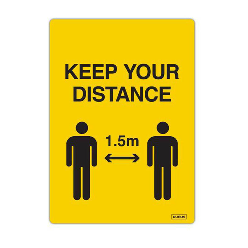 Durus selbstklebender Aufkleber 105 x 148 mm (2 Stück)