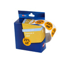 Avery Selbstklebende Etiketten 500 Stück 24 mm (Orange)